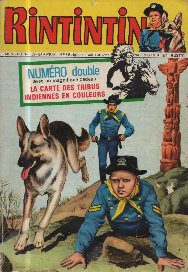 Scan de la Couverture Rintintin Rusty n 63